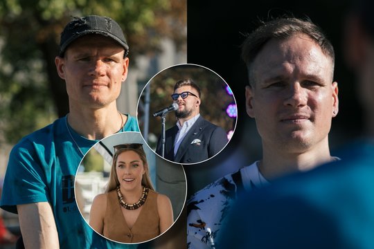Katedros aikštėje – neeilinis brolių Gataveckų performansas: „Įvyko netikėtas dalykas“
