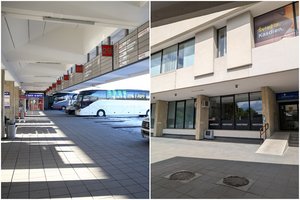 Vilniaus autobusų stotyje – apstulbinęs apsauginio prašymas: reikia užrašo „paprastiems žmonėms NE“