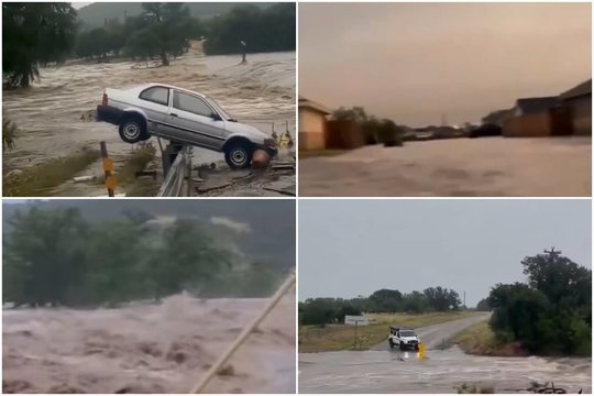 Teksaso valstiją šluoja didžiuliai potvyniai: skelbia apie dešimtis žuvusių, apie grėsmę nežinojo niekas