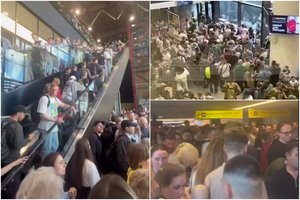 Rusijos oro uostuose kilo chaosas: atšaukta dešimtys, vėlavo šimtai skrydžių, keleiviams laukti teko net 10 valandų