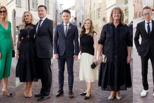 Valstybės dieną – šventinis G. Nausėdos priėmimas Prezidentūroje: susirinko kviestiniai svečiai