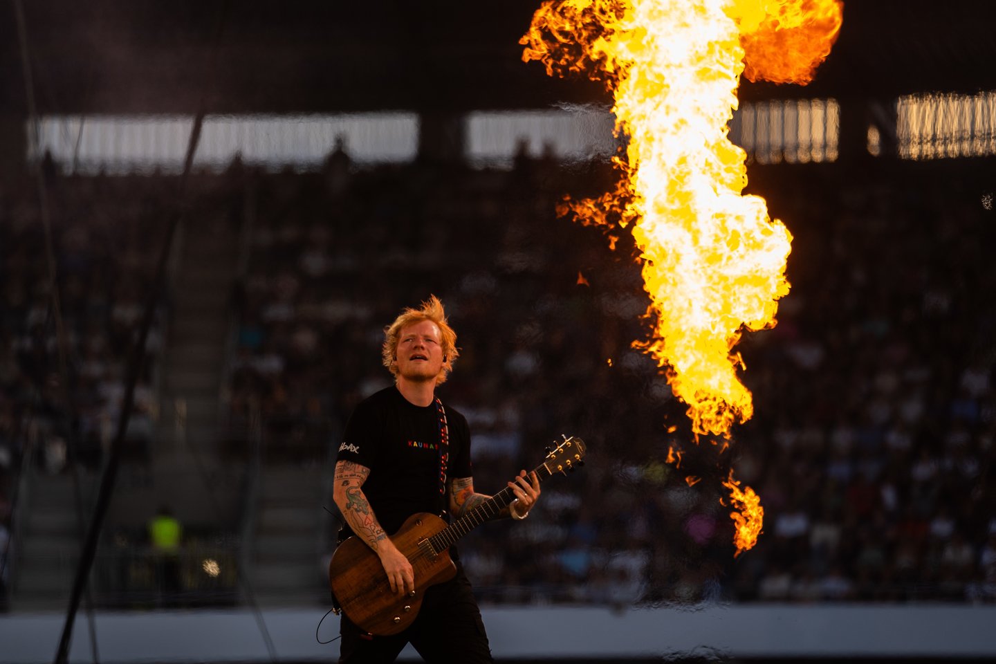 Edo Sheerano koncertas.<br>G. Bitvinsko nuotr.