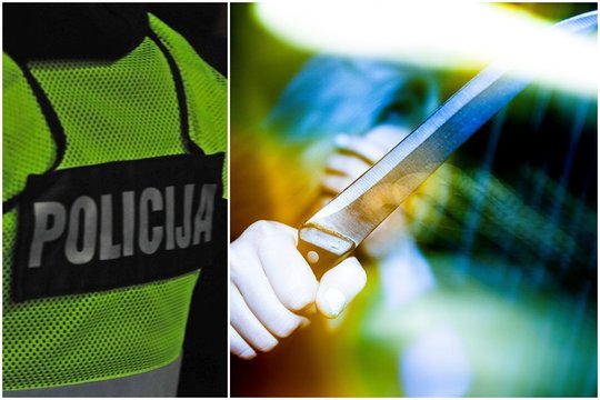 Radviliškyje girta moteris peiliu sužalojo vyrą