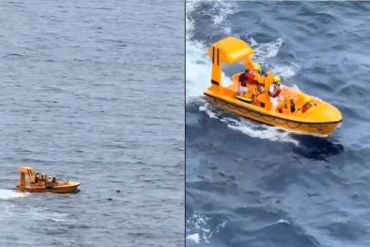 Drama vandenyne: dukrai iškritus iš kruizinio laivo – herojiškas tėvo poelgis