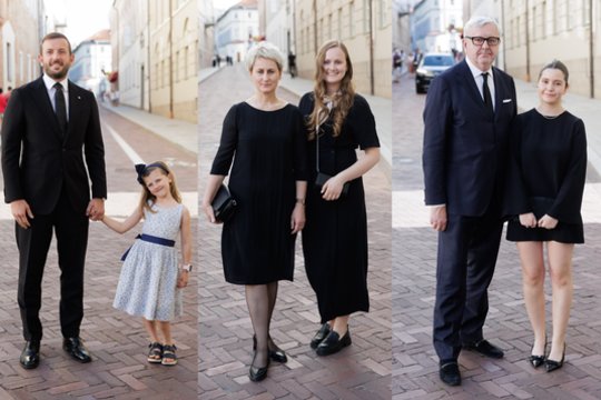 Į prezidento surengtas iškilmes – ne vieni: elitas parodė visuomenei nežinomas savo atžalas