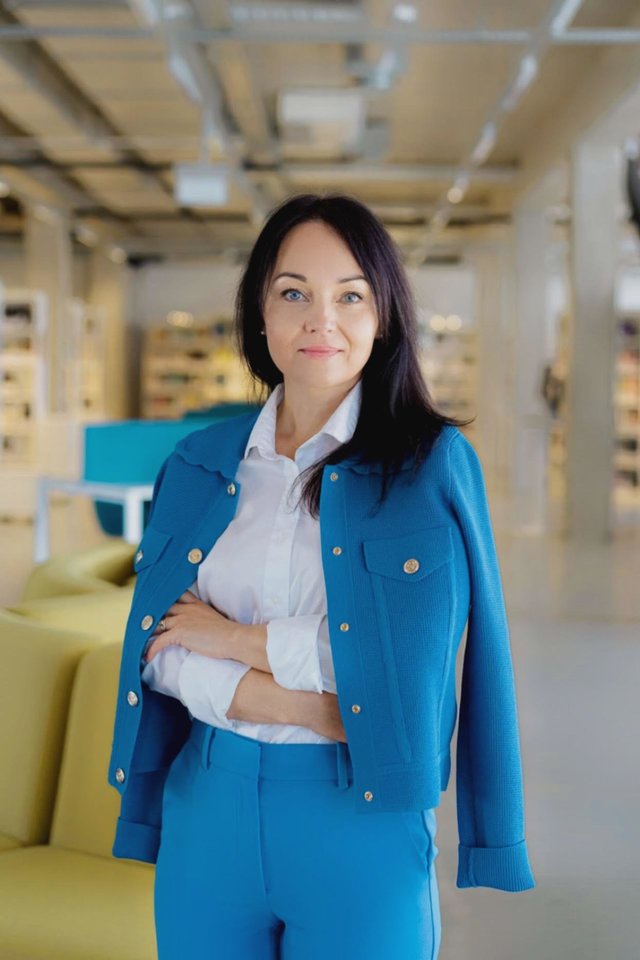 Kauno kolegijos Menų ir ugdymo fakulteto Kalbų centro vadovė Ieva Brazauskaitė-Zubavičienė.<br>Kauno kolegijos nuotr.