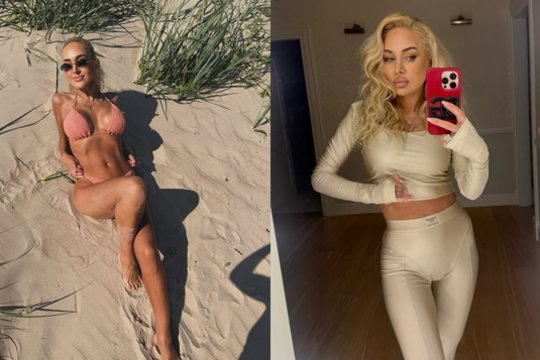 Šventojoje Oksana Pikul pademonstravo kraują kaitinančią figūrą: prabilo apie dietas