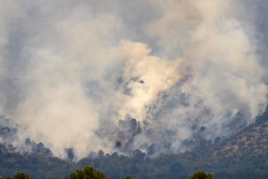 Ekstremalus karštis Ispanijoje sukėlė milžinišką miško gaisrą: pavojuje – tūkstančiai žmonių