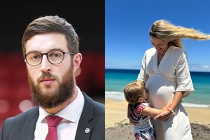 Adomas Bužinskas pranešė džiugią žinią: laukia šeimos pagausėjimo