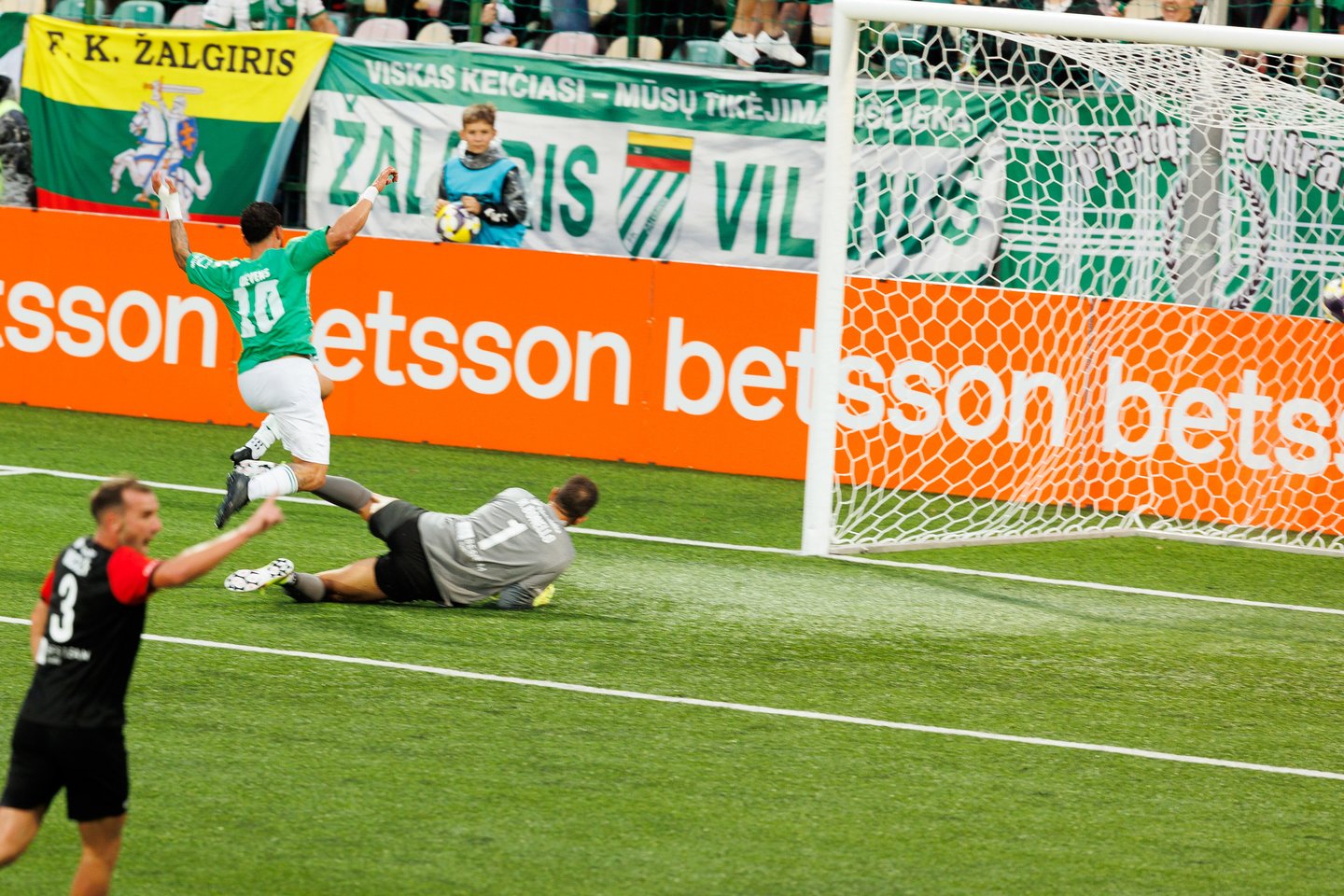 Vilniaus „Žalgirio“ ir „Maltos „Hamrun Spartans“ komandų mačas.<br> T.Bauro nuotr.