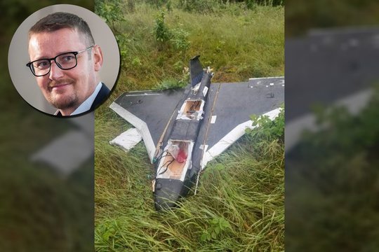 Nukritus dronui – eksperto komentaras: nereikia įsivaryti sau baimės