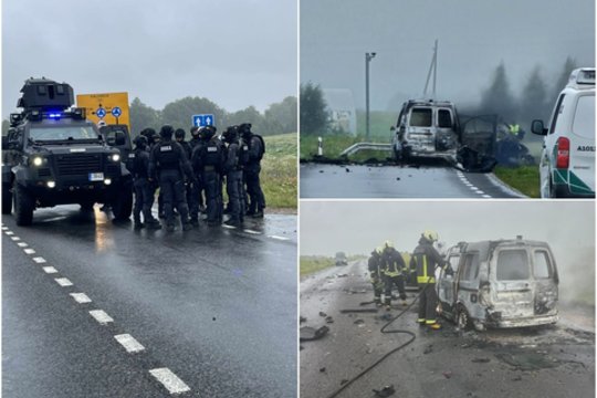 Susišaudymo liudininkai papasakojo, ką teko išgyventi: matė bėglį, kulkos kliudė automobilį
