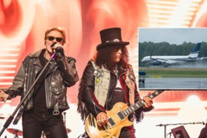 Paaiškėjo detalės apie lėktuvą, kuriuo į Lietuvą atskrido „Guns N'Roses“: įrengtas net miegamasis