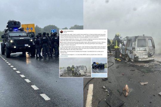 Policijos atstovė paskelbė jautrų įrašą apie susišaudymą su latvių nusikaltėliu: „Perkūnas iš giedro dangaus“