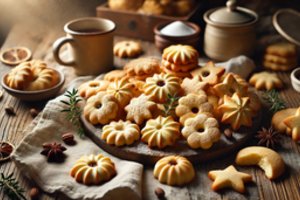 Paprasti sviestiniai sausainiai, kurie tirpsta burnoje 