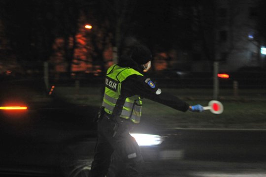 Klaipėdos gatvėmis skriejo 124 km/val. greičiu