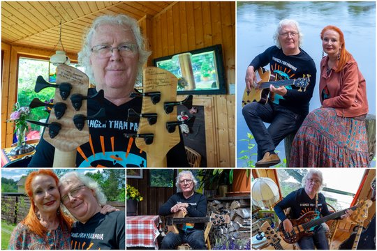 Džiazo virtuozas Leonidas Šinkarenka su gitaromis elgiasi kaip su mylima moterimi