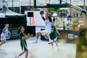 Prie Baltojo tilto Vilniuje – „Hoptrans 3x3 LTU lygos“ finalas ir 3 tūkst. eurų dalybos