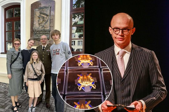 Edmundui Jakilaičiui įteiktas ypatingas ženklelis: paviešino akimirką su šeima