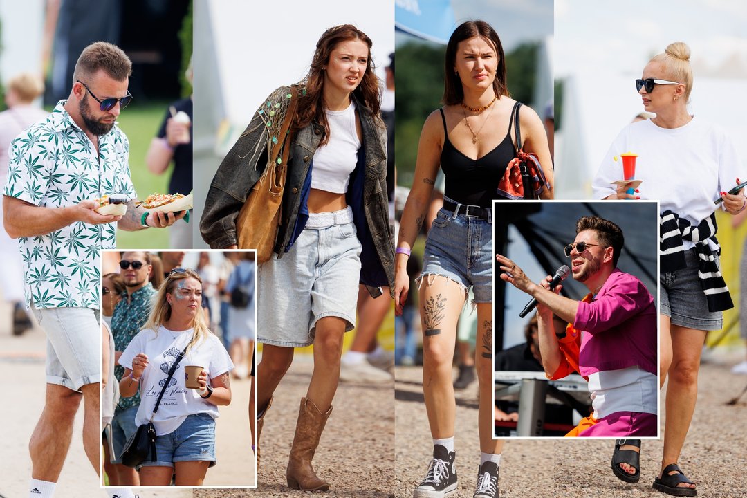  Festivalis pritraukė begalę žmonių.<br>Lrytas koliažas.