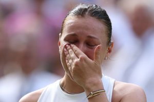 Neįtikėtinas rezultatas Vimbldono finale – taip gėdingai pralaimėjusi amerikietė iš siaubo apsipylė ašaromis