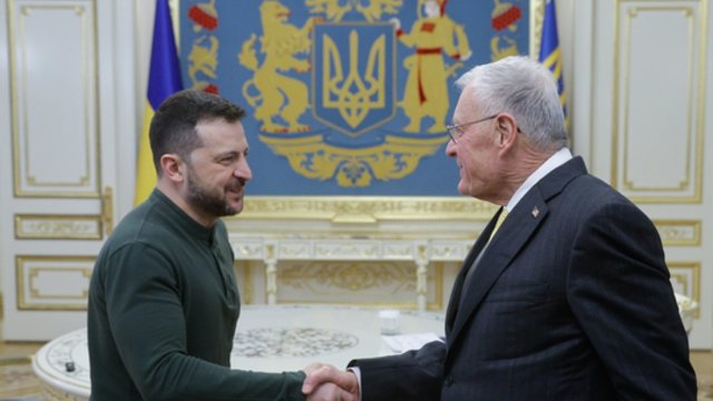 Po D. Trumpo pareiškimo apie „Patriot“ tiekimą Ukrainai – specialus vizitas: K. Kellogas atvyko į Kyjivą