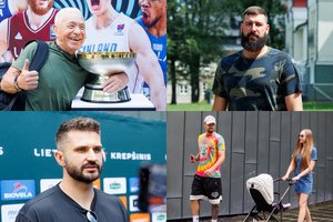 Lietuvos rinktinė susirinko į stovyklą: Juozuko šypsena, L. Kleizos rimtis ir laimingas J. Valančiūnas