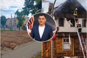 J. Mačiulio medinukas nušluotas nuo žemės paviršiaus: vietoje jo – nauji planai