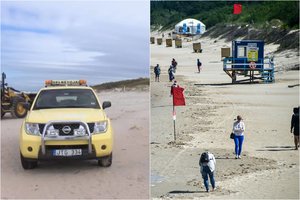 Palangoje – sujudimas: gelbėtojai iš jūros ištraukė nuo tilto nušokusį vyrą