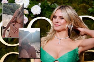 Apsinuoginusi H. Klum sprogdina socialinius tinklus: prieš milijonus – pikantiški kadrai su gerokai jaunesniu vyru