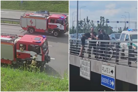Dėl pavojingos jaunuolio pramogos ant kojų buvo sukeltos visos sostinės operatyvinės tarnybos