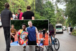 Į Vilnių atskridusi žvaigždė sukėlė chaosą: sutriko eismas, girdisi riksmai, policija į Vingio parką neįleido žmonių