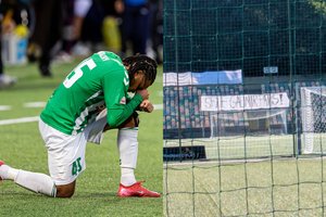 Po košmaro Maltoje – „Žalgirio“ sirgalių žinutė: iškėlė plakatą namų stadione