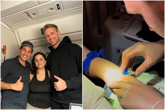 Lietuvis gydytojas išgelbėjo moters gyvybę 10 km virš Atlanto vandenyno