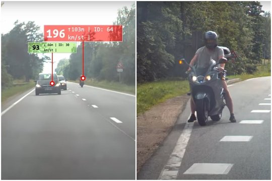 Latvijos policija paviešino savo savaitės lakstūną: leistiną greitį viršijo daugiau nei 100 km/val.