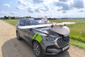 Šalčininkų rajone pasieniečiai nutupdė iš Baltarusijos įskridusį droną