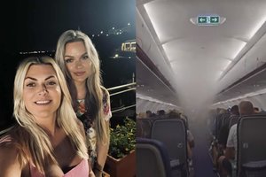 Tai, ką verslininkė N. Lapinskienė ir aktorė E. Jackaitė išvydo lėktuve – atėmė žadą: „Žmonės buvo išsigandę“