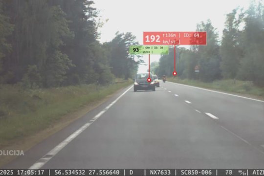 Latvijos lakstūnas: leistiną greitį viršijus daugiau nei 100 km/val. teks pakloti nemenką sumą