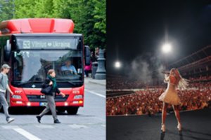 Dėl Jessicos Shy koncertų – pokyčiai viešojo transporto grafikuose