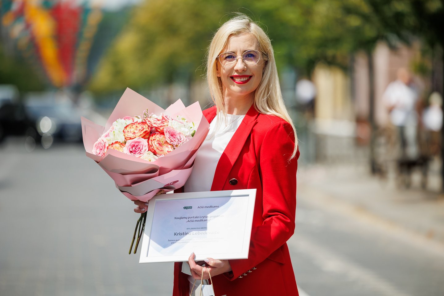 Lrytas skaitytojai išrinko K.Lebedevaitę viena mylimiausių Lietuvos medikių. <br>T.Bauro nuotr.