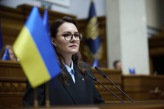 Ukrainos parlamentas pritarė J. Svyrydenko kandidatūrai į ministro pirmininko postą
