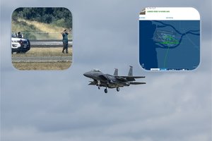 Chaosas Kanadoje: vyrui užgrobus lėktuvą į orą pakelti F-15 naikintuvai
