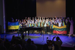 Kaune – ypatingas koncertas: svečiai iš Charkivo dainomis išreiškė padėką