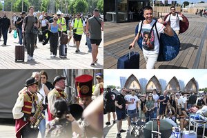 Neišgąsdino net gaisras: į „Tomorrowland“ plūsta tūkstančiai pasipuošusių festivaliautojų