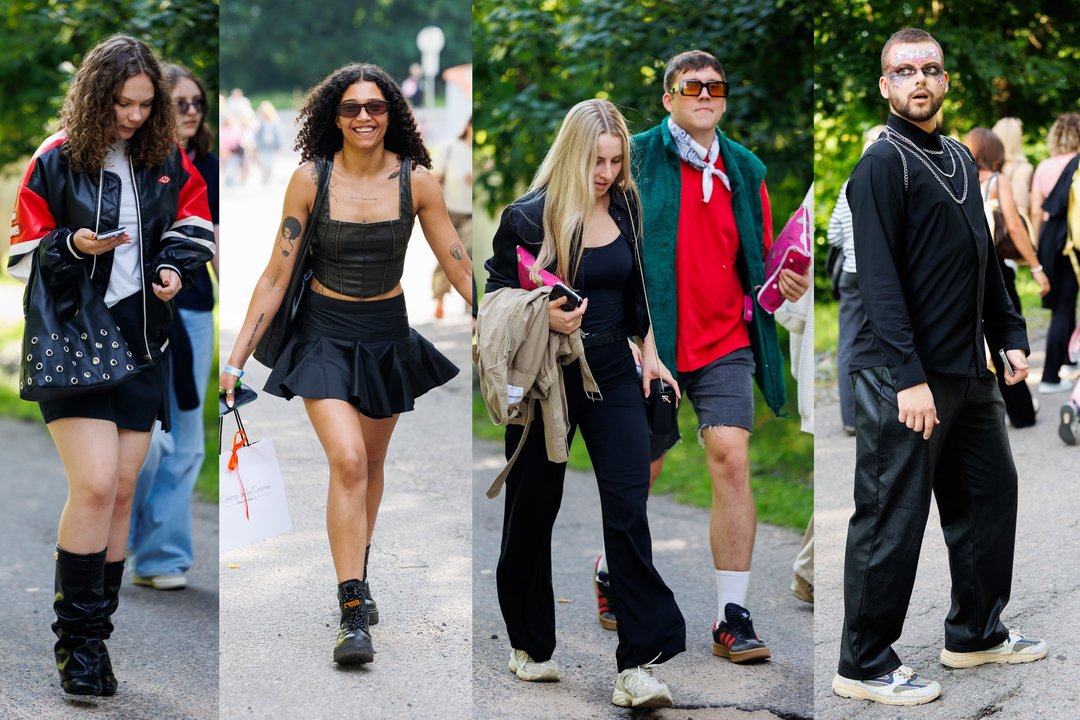 Į Jessicos Shy koncertą plūsta minia gerbėjų.<br> Lrytas koliažas.