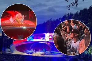 Jie susitaikė? Minios gale tarp ošiančių gerbėjų Jessica Shy tyliai žavėjosi ir ba.