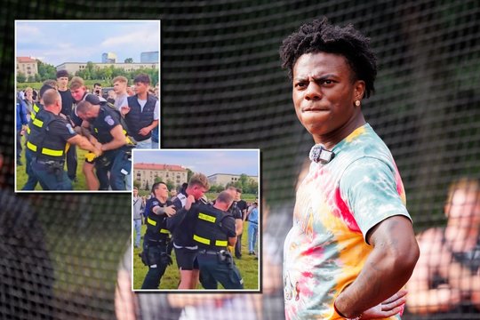 Socialiniuose tinkluose žaibiškai plinta pareigūnų „kova“ dėl IShowSpeed marškinėlių: pateikė savo versiją