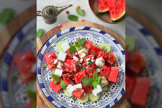 Arbūzų salotos: niekada nepagalvojo, kad šie ingredientai taip puikiai dera kartu