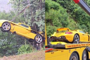 1,5 milijono dolerių vertės avarija: kultinis 2000-ųjų superautomobilis „Porsche“ sudaužytas avarijoje