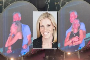 Išgarsėjo per naktį: kas toji šviesiaplaukė „Coldplay“ koncerte buvusi žinomo verslininko glėbyje?